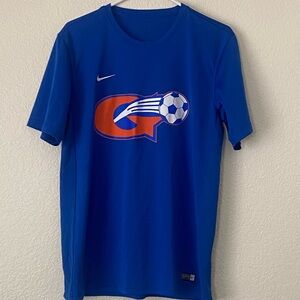 Authentic Nick- Team Dri-Fit Running Reflector Blue Sort Sleeve Blue Men Size M